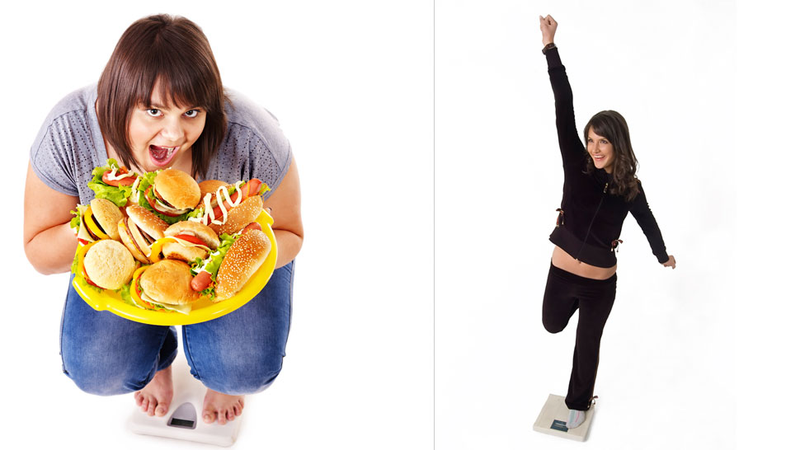 Illustration for article titled The Inanity of Women on Scales in Stock Photos